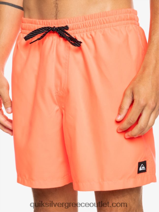καθημερινά 17 βολέ Quiksilver άνδρες 66LP84624 φλογερό κοράλλι