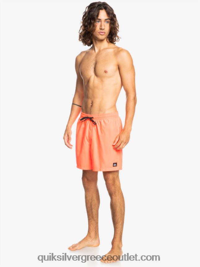 καθημερινά 17 βολέ Quiksilver άνδρες 66LP84624 φλογερό κοράλλι