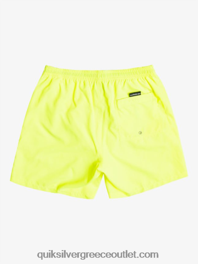 καθημερινά 17 βολέ Quiksilver άνδρες 66LP84626 κίτρινο ασφαλείας