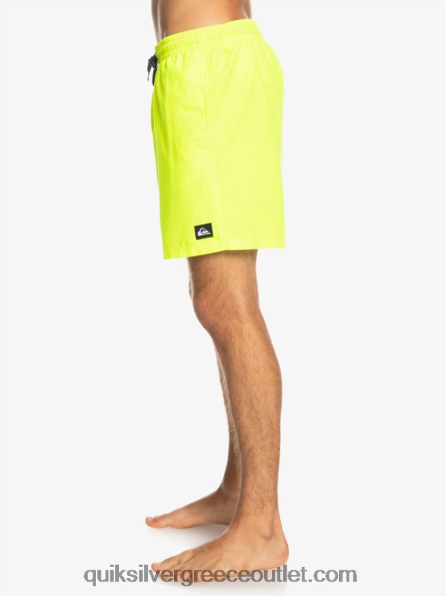 καθημερινά 17 βολέ Quiksilver άνδρες 66LP84626 κίτρινο ασφαλείας