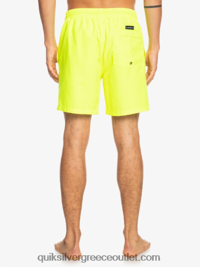 καθημερινά 17 βολέ Quiksilver άνδρες 66LP84626 κίτρινο ασφαλείας
