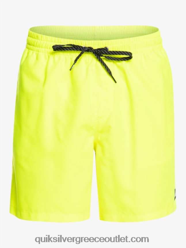 καθημερινά 17 βολέ Quiksilver άνδρες 66LP84626 κίτρινο ασφαλείας
