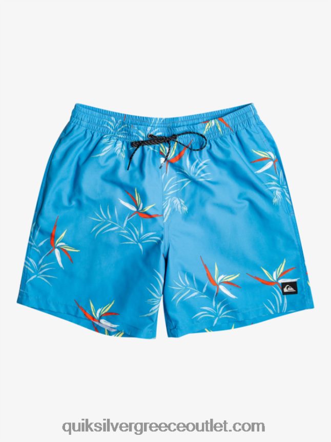 καθημερινή μίξη 17 βολέ Quiksilver άνδρες 66LP84674 γαλάζιο