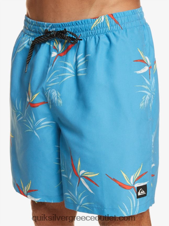 καθημερινή μίξη 17 βολέ Quiksilver άνδρες 66LP84674 γαλάζιο