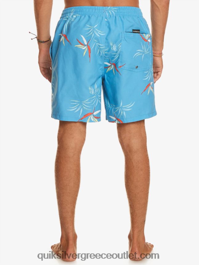 καθημερινή μίξη 17 βολέ Quiksilver άνδρες 66LP84674 γαλάζιο