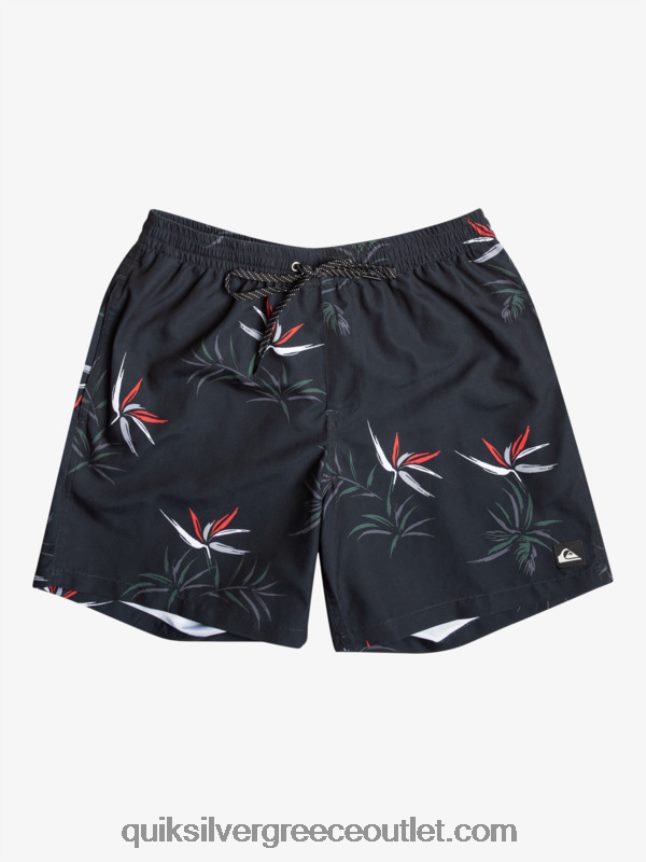 καθημερινή μίξη 17 βολέ Quiksilver άνδρες 66LP84675 μαύρος