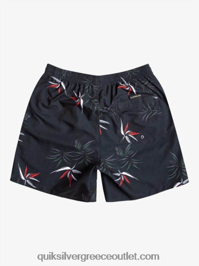 καθημερινή μίξη 17 βολέ Quiksilver άνδρες 66LP84675 μαύρος