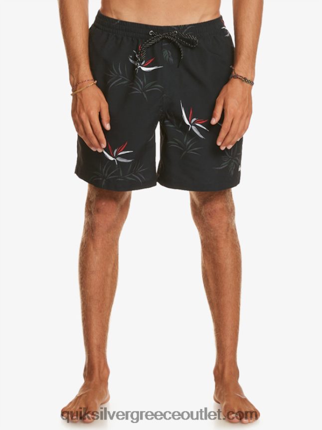 καθημερινή μίξη 17 βολέ Quiksilver άνδρες 66LP84675 μαύρος