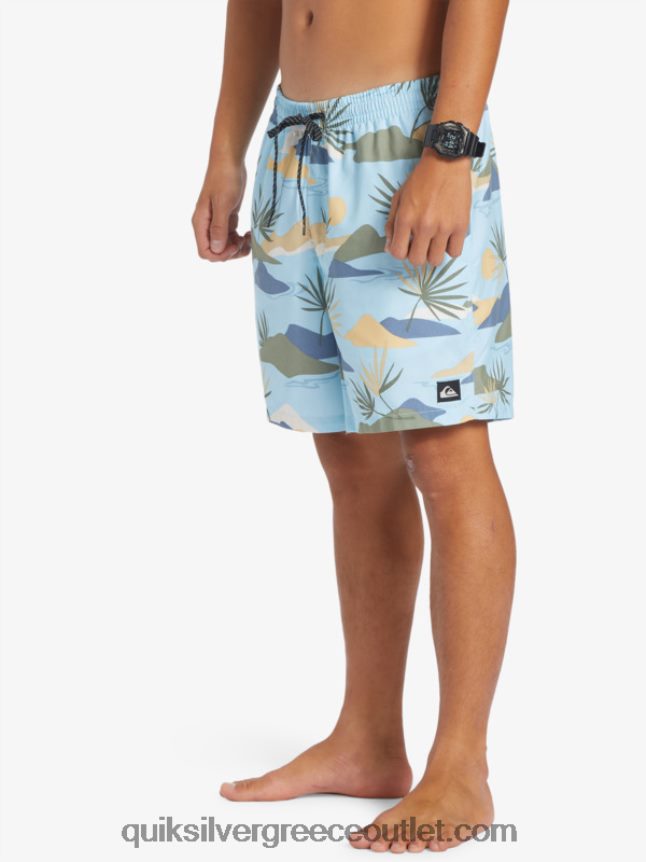 καθημερινή μίξη 17 βολέ Quiksilver άνδρες 66LP84677 μπλε του ουρανού