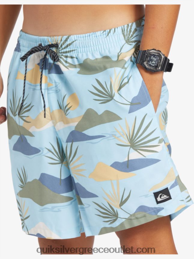 καθημερινή μίξη 17 βολέ Quiksilver άνδρες 66LP84677 μπλε του ουρανού