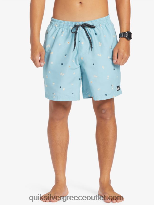 καθημερινή μίξη 17 βολέ Quiksilver άνδρες 66LP84680 ουράνιο μπλε