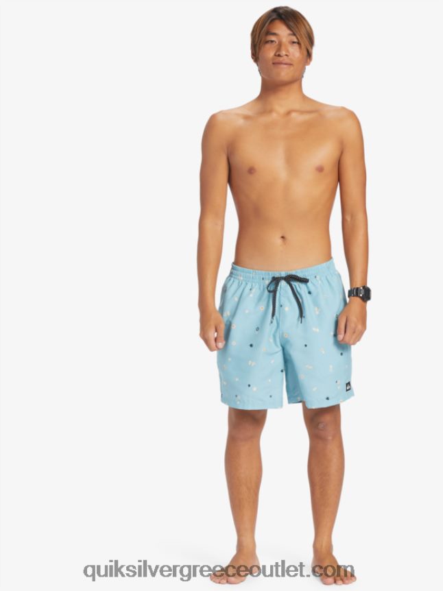 καθημερινή μίξη 17 βολέ Quiksilver άνδρες 66LP84680 ουράνιο μπλε