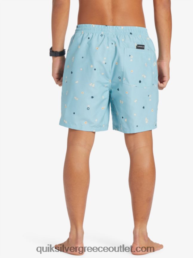 καθημερινή μίξη 17 βολέ Quiksilver άνδρες 66LP84680 ουράνιο μπλε