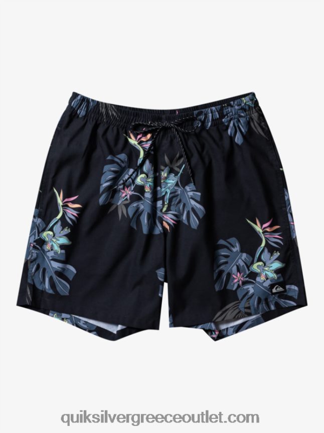 καθημερινή μίξη 17 βολέ Quiksilver άνδρες 66LP84681 μαύρος