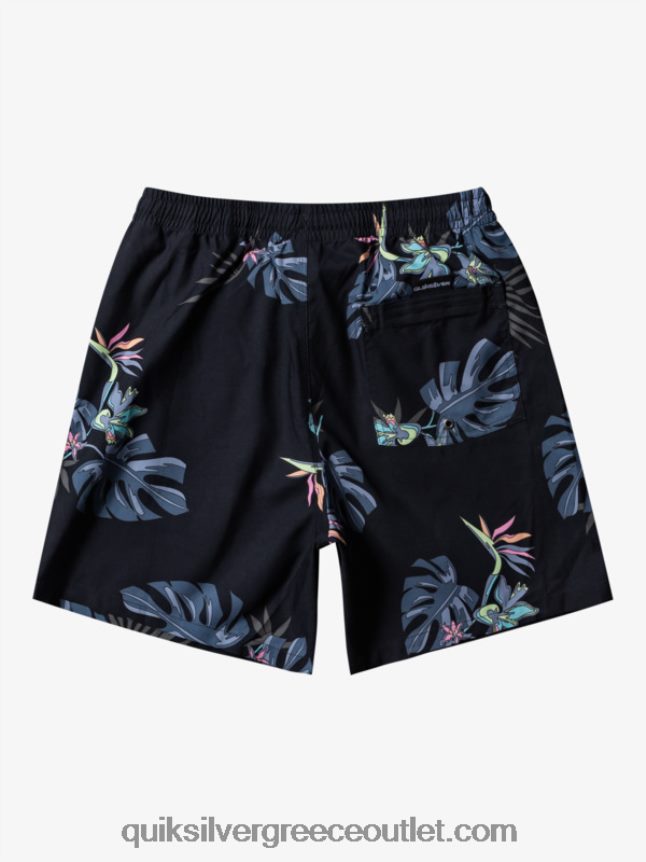 καθημερινή μίξη 17 βολέ Quiksilver άνδρες 66LP84681 μαύρος