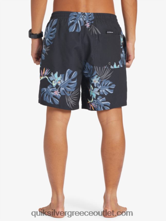 καθημερινή μίξη 17 βολέ Quiksilver άνδρες 66LP84681 μαύρος