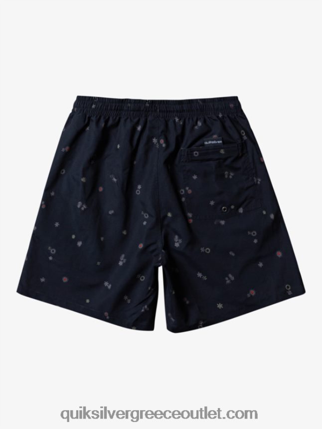 καθημερινή μίξη 17 βολέ Quiksilver άνδρες 66LP84682 ασφαλτικό σκυρόδερμα