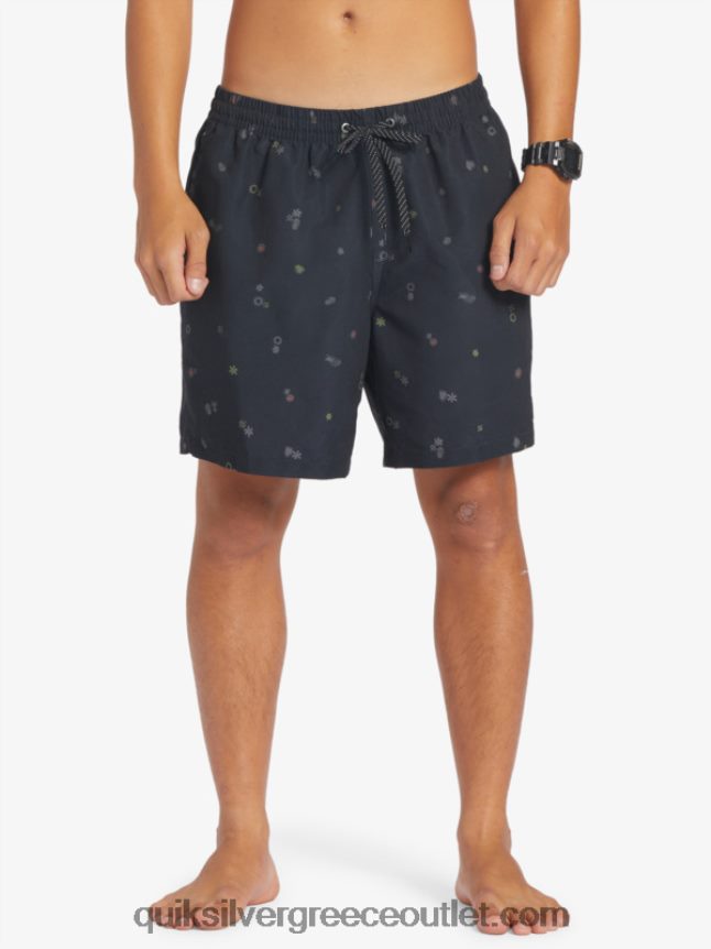 καθημερινή μίξη 17 βολέ Quiksilver άνδρες 66LP84682 ασφαλτικό σκυρόδερμα
