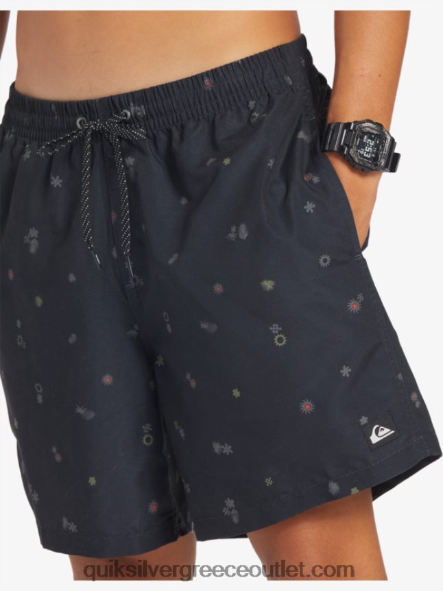 καθημερινή μίξη 17 βολέ Quiksilver άνδρες 66LP84682 ασφαλτικό σκυρόδερμα