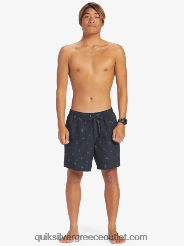 καθημερινή μίξη 17 βολέ Quiksilver άνδρες 66LP84682 ασφαλτικό σκυρόδερμα