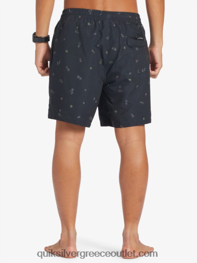 καθημερινή μίξη 17 βολέ Quiksilver άνδρες 66LP84682 ασφαλτικό σκυρόδερμα