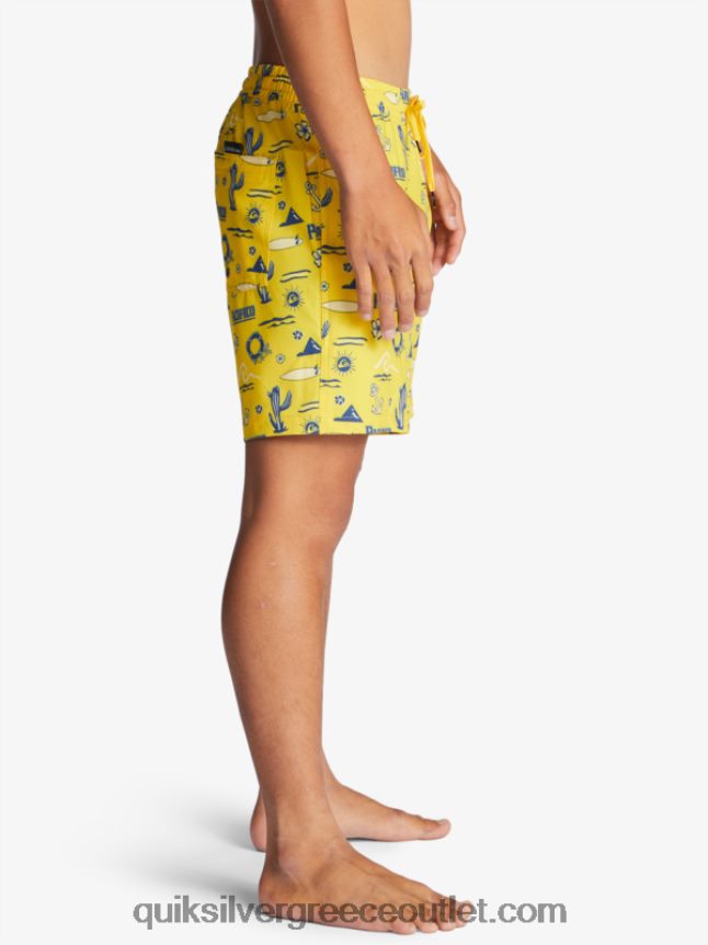 17 βολέ Quiksilver x Pacifico άνδρες 66LP841763 κίτρινο Pacifico quik volley