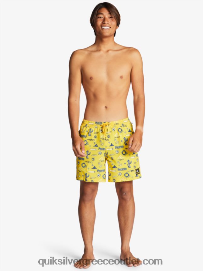 17 βολέ Quiksilver x Pacifico άνδρες 66LP841763 κίτρινο Pacifico quik volley