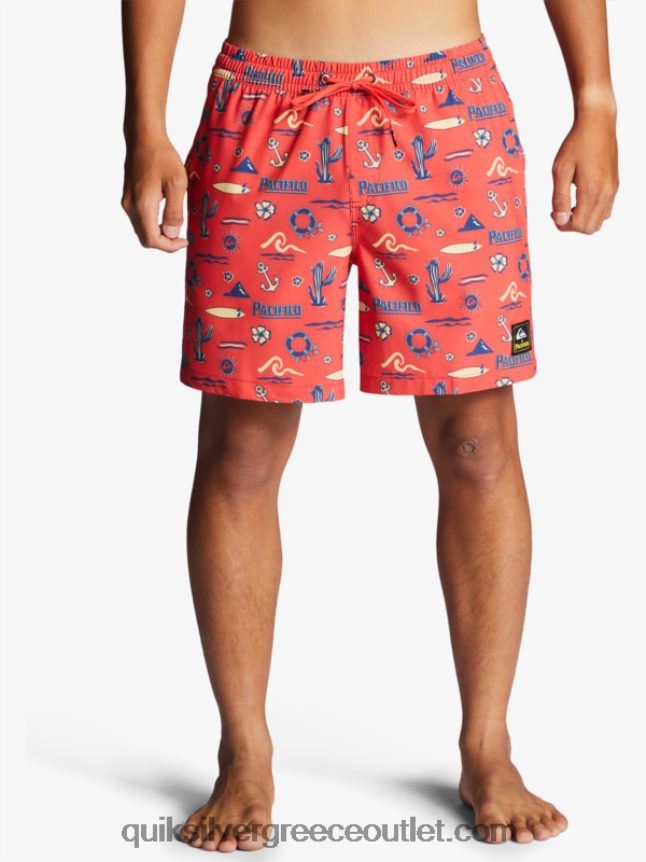 17 βολέ Quiksilver x Pacifico άνδρες 66LP841764 κόκκινο pacifico quiksilver volley