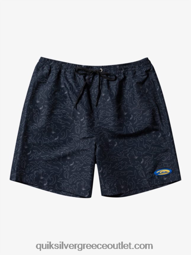κρόνος 18 βολέ Quiksilver άνδρες 66LP84583 μαύρος