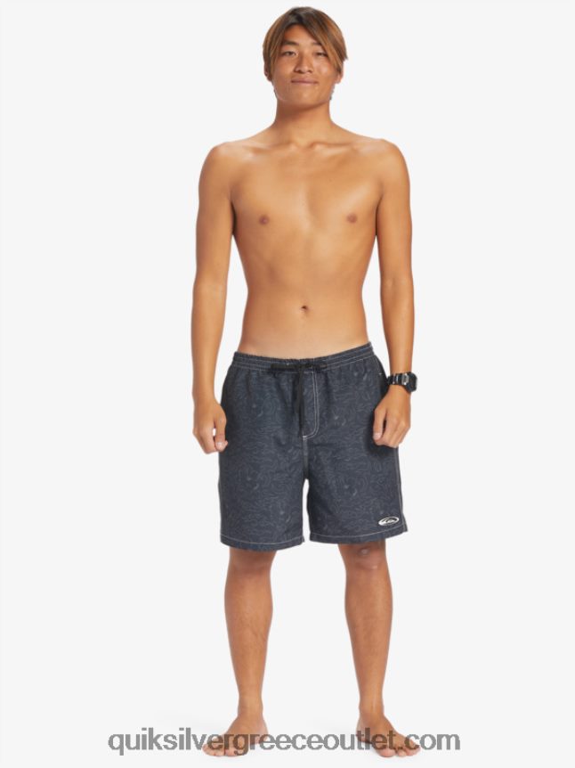 κρόνος 18 βολέ Quiksilver άνδρες 66LP84583 μαύρος