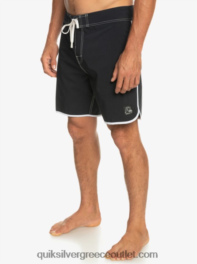 αυθεντικό χτένι 18 boardshort Quiksilver άνδρες 66LP8486 μαύρος
