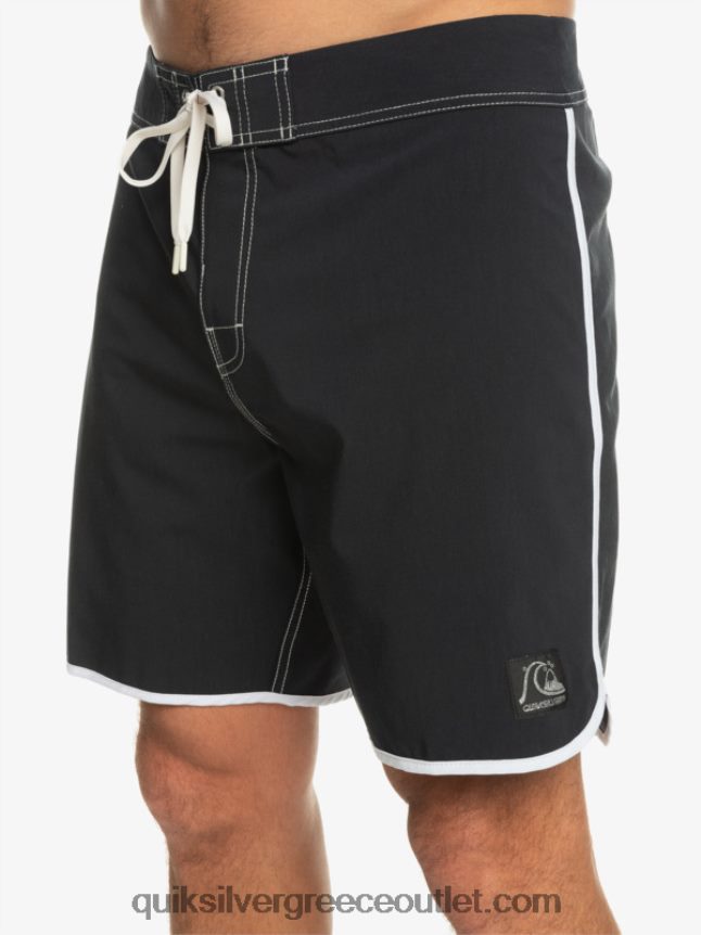 αυθεντικό χτένι 18 boardshort Quiksilver άνδρες 66LP8486 μαύρος