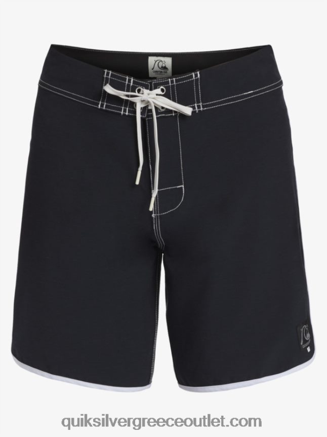 αυθεντικό χτένι 18 boardshort Quiksilver άνδρες 66LP8486 μαύρος