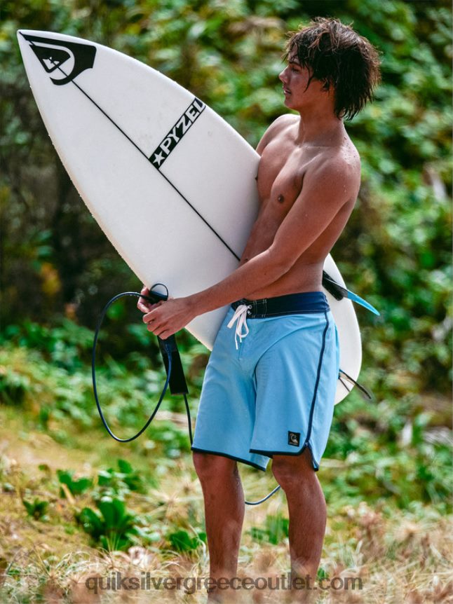 αυθεντικό χτένι 18 boardshort Quiksilver άνδρες 66LP8488 μπλε του ουρανού