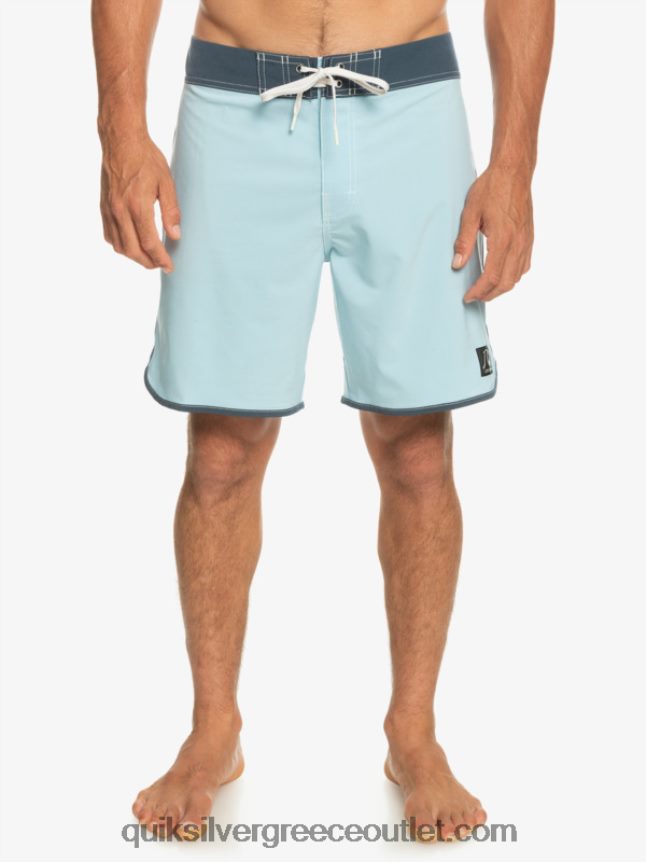 αυθεντικό χτένι 18 boardshort Quiksilver άνδρες 66LP8488 μπλε του ουρανού