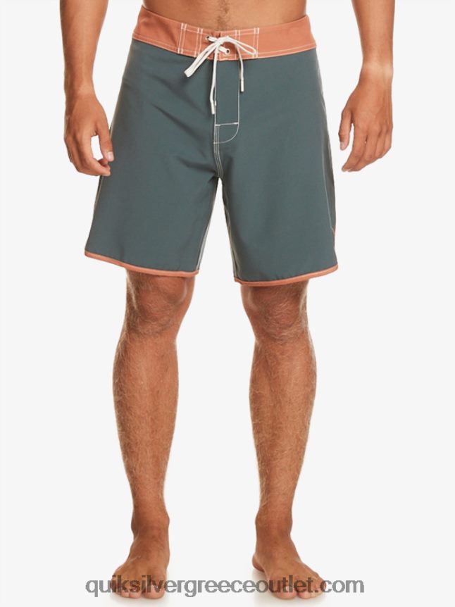 αυθεντικό χτένι 18 boardshort Quiksilver άνδρες 66LP8489 σκούρο σχιστόλιθο