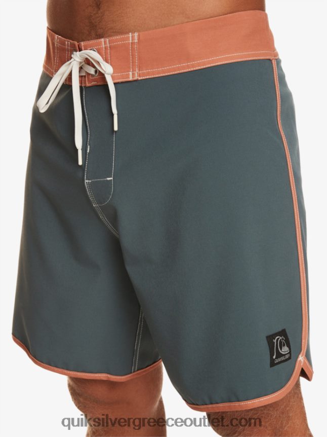 αυθεντικό χτένι 18 boardshort Quiksilver άνδρες 66LP8489 σκούρο σχιστόλιθο