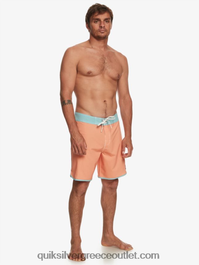 αυθεντικό χτένι 18 boardshort Quiksilver άνδρες 66LP8490 μαύρισμα χαλκού
