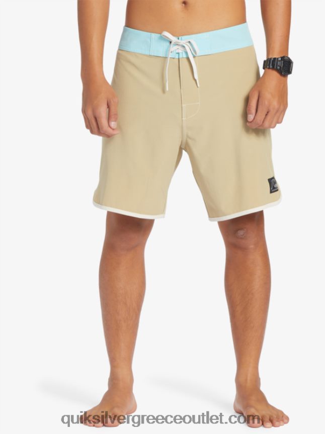 αυθεντικό χτένι 18 boardshort Quiksilver άνδρες 66LP8491 γκρι ελιάς