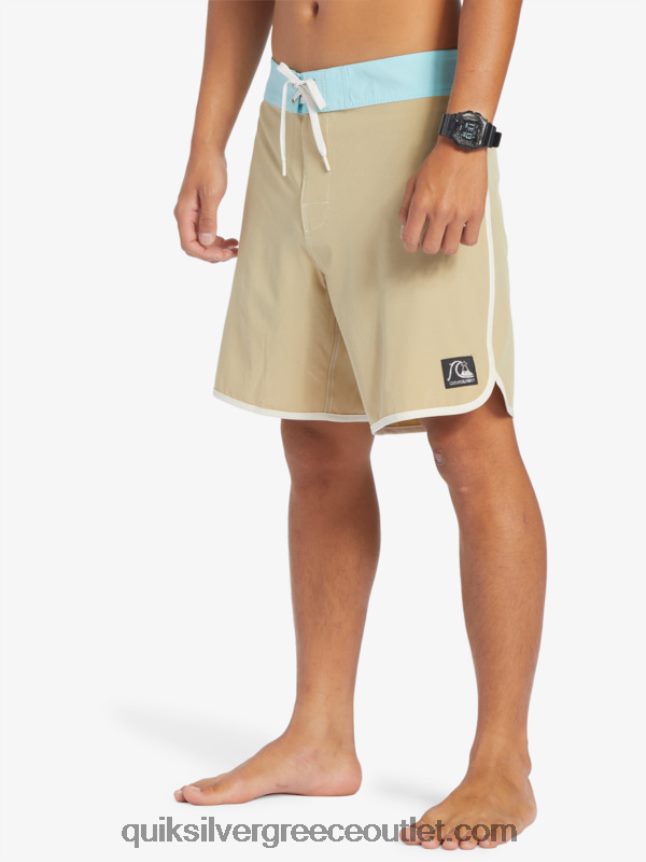 αυθεντικό χτένι 18 boardshort Quiksilver άνδρες 66LP8491 γκρι ελιάς