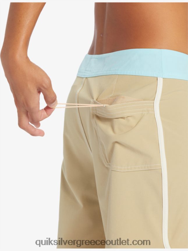 αυθεντικό χτένι 18 boardshort Quiksilver άνδρες 66LP8491 γκρι ελιάς