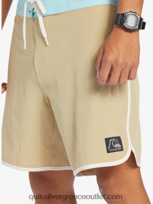 αυθεντικό χτένι 18 boardshort Quiksilver άνδρες 66LP8491 γκρι ελιάς