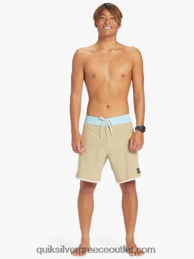 αυθεντικό χτένι 18 boardshort Quiksilver άνδρες 66LP8491 γκρι ελιάς
