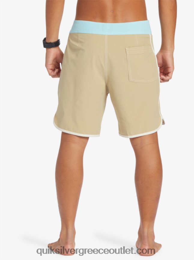 αυθεντικό χτένι 18 boardshort Quiksilver άνδρες 66LP8491 γκρι ελιάς