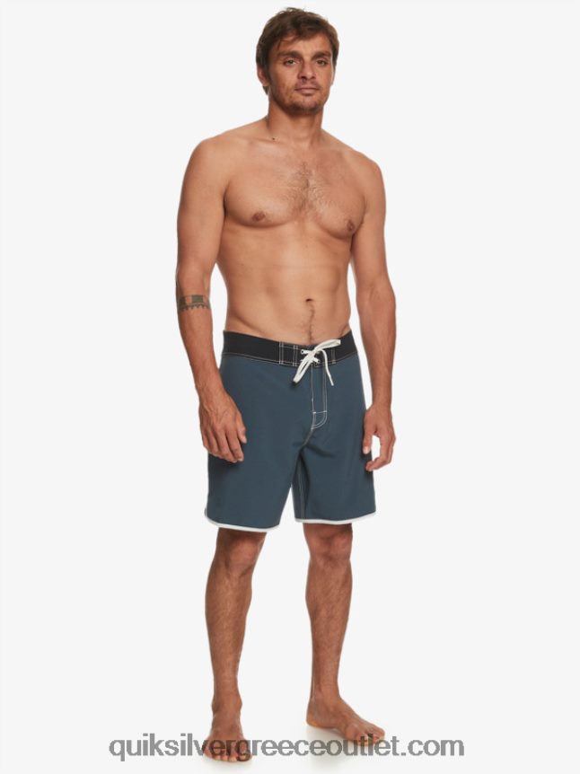 αυθεντικό χτένι 18 boardshort Quiksilver άνδρες 66LP8492 μεσάνυχτα ναυτικό