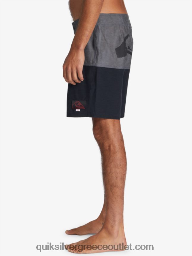 πράγματα πισινό λογότυπο 1986 17 boardshort Quiksilver x Stranger άνδρες 66LP841719 το ανάποδα