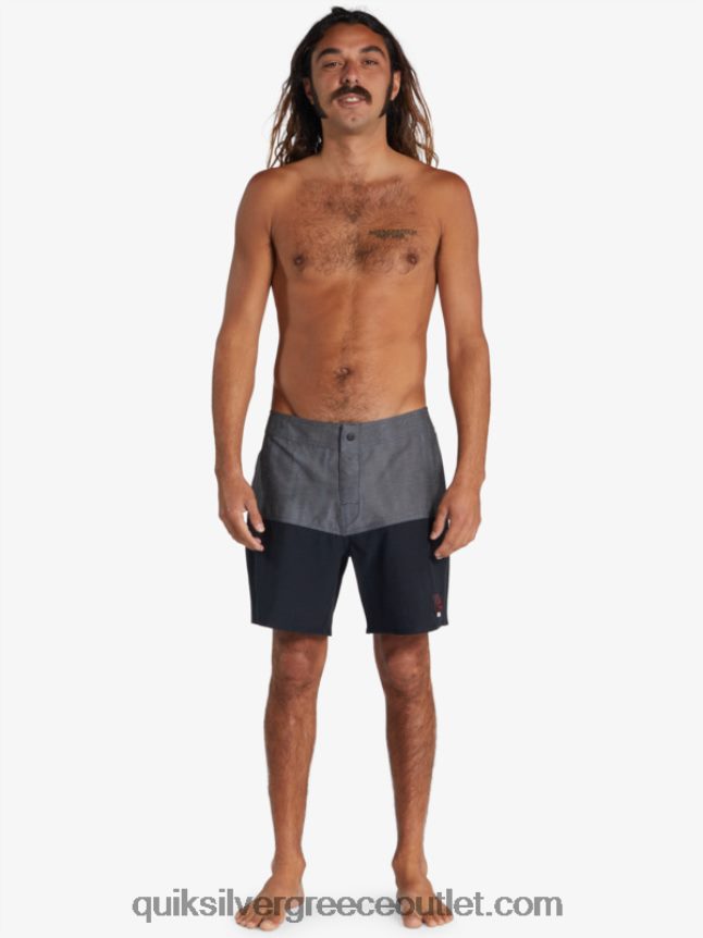 πράγματα πισινό λογότυπο 1986 17 boardshort Quiksilver x Stranger άνδρες 66LP841719 το ανάποδα