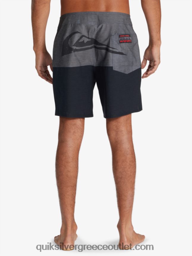 πράγματα πισινό λογότυπο 1986 17 boardshort Quiksilver x Stranger άνδρες 66LP841719 το ανάποδα