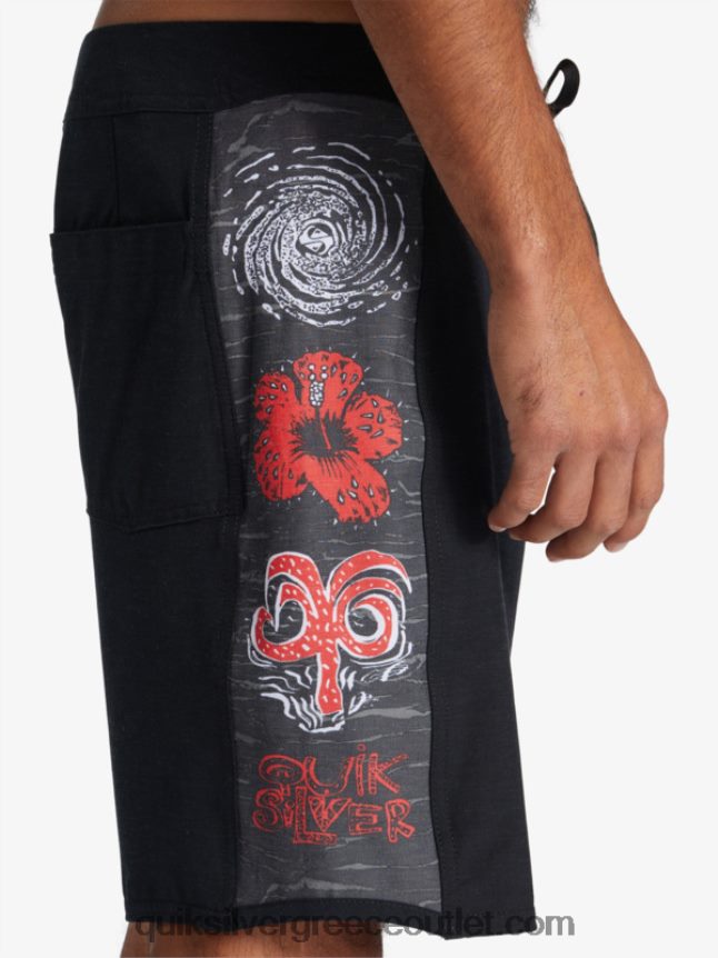 πράγματα πρωτότυπο αψίδα 1986 18 boardshorts Quiksilver x Stranger άνδρες 66LP841786 το ανάποδα