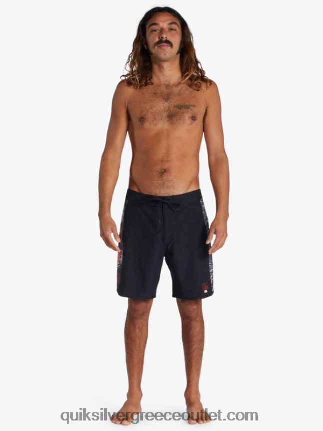 πράγματα πρωτότυπο αψίδα 1986 18 boardshorts Quiksilver x Stranger άνδρες 66LP841786 το ανάποδα
